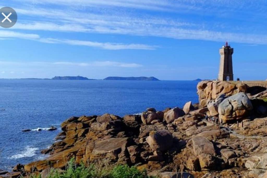 Appartement Plage De Trestraou Perros-Guirec Buitenkant foto